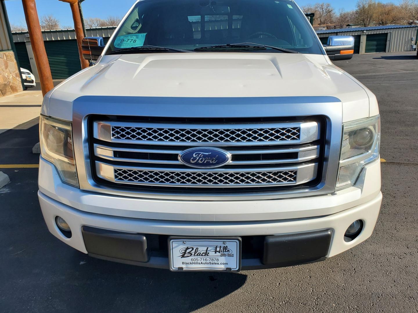 2014 White /Black Ford F-150 Platinum (1FTFW1CFXEF) with an 5.0L V-8 FFV engine, 6-Speed Automatic Electronic transmission, located at 1600 E Hwy 44, Rapid City, SD, 57703, (605) 716-7878, 44.070232, -103.171410 - Photo#1